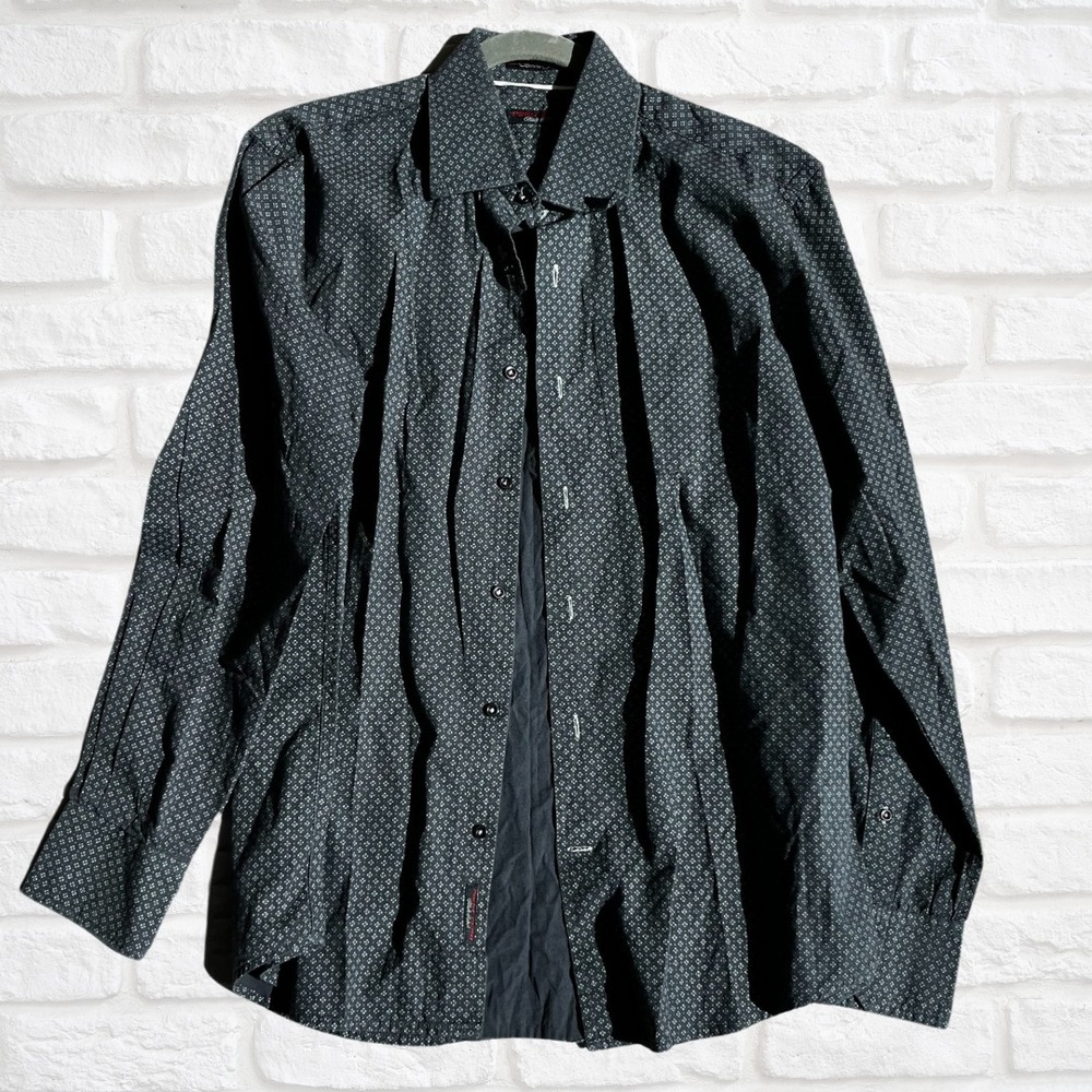 Point Zero Black Label Men's Dress‎ Shirt - Semi Fit - Size Medium